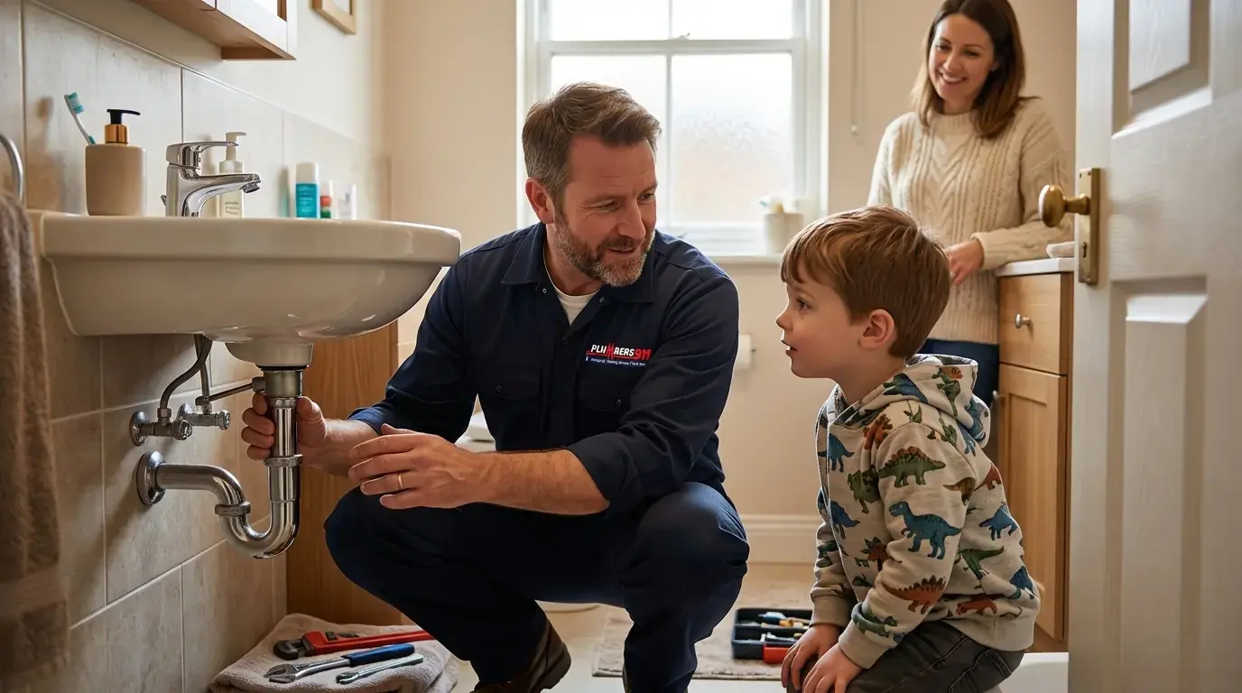 Licensed plumber at work in Hampshire, IL